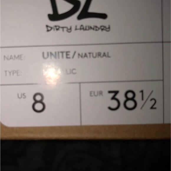 Dirty Laundry Metallic Cream Ankle Booties - Picture 6 of 6